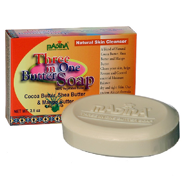 3 In 1 Butter Soap 3.5oz - Pack of 6 pieces